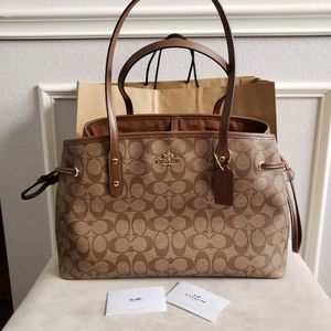 New Coach Drawstring Handbag